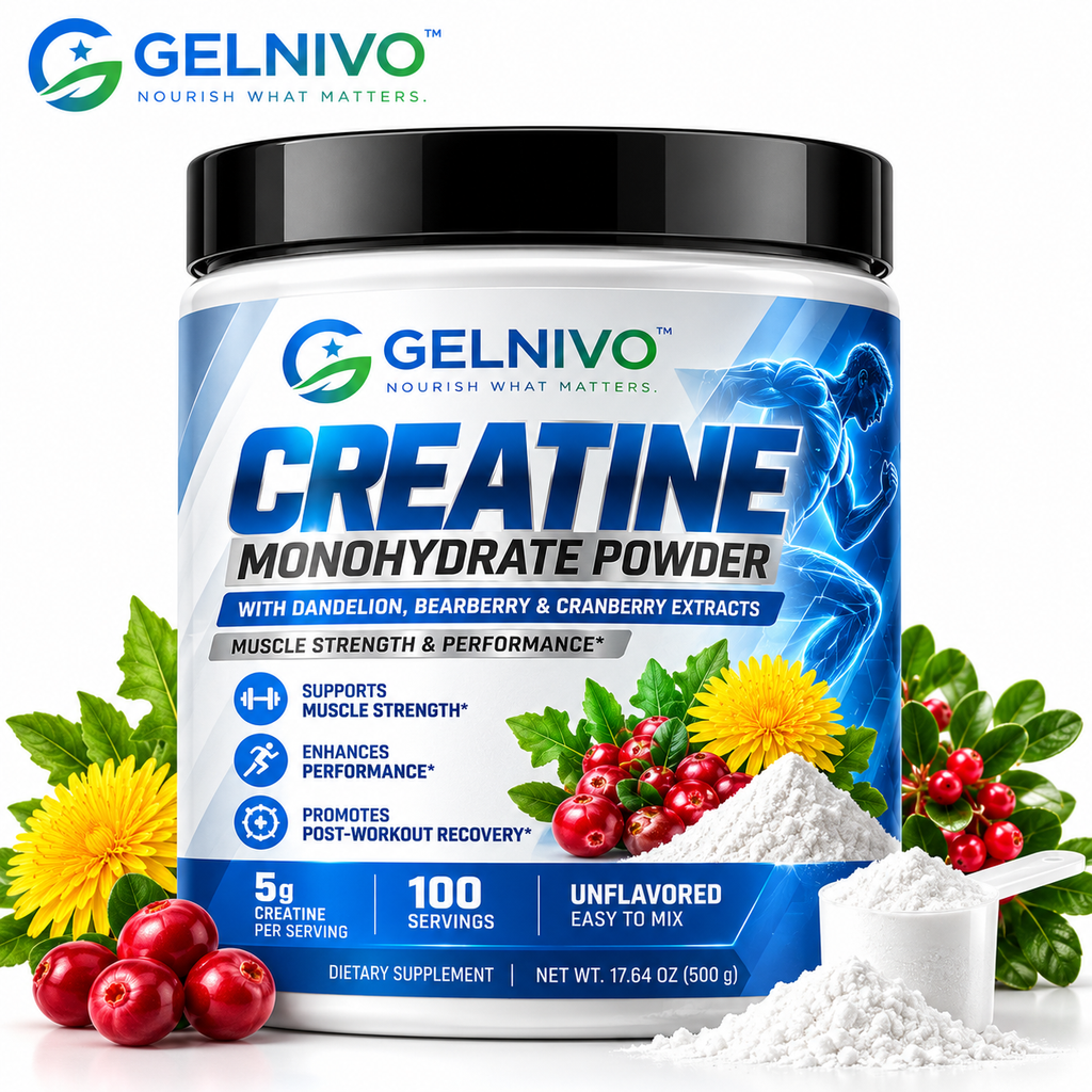 Micronized Creatine Monohydrate Powder 5g with Optional Botanical Extracts for Muscle Strength & Performance | OEM/ODM Private Label
