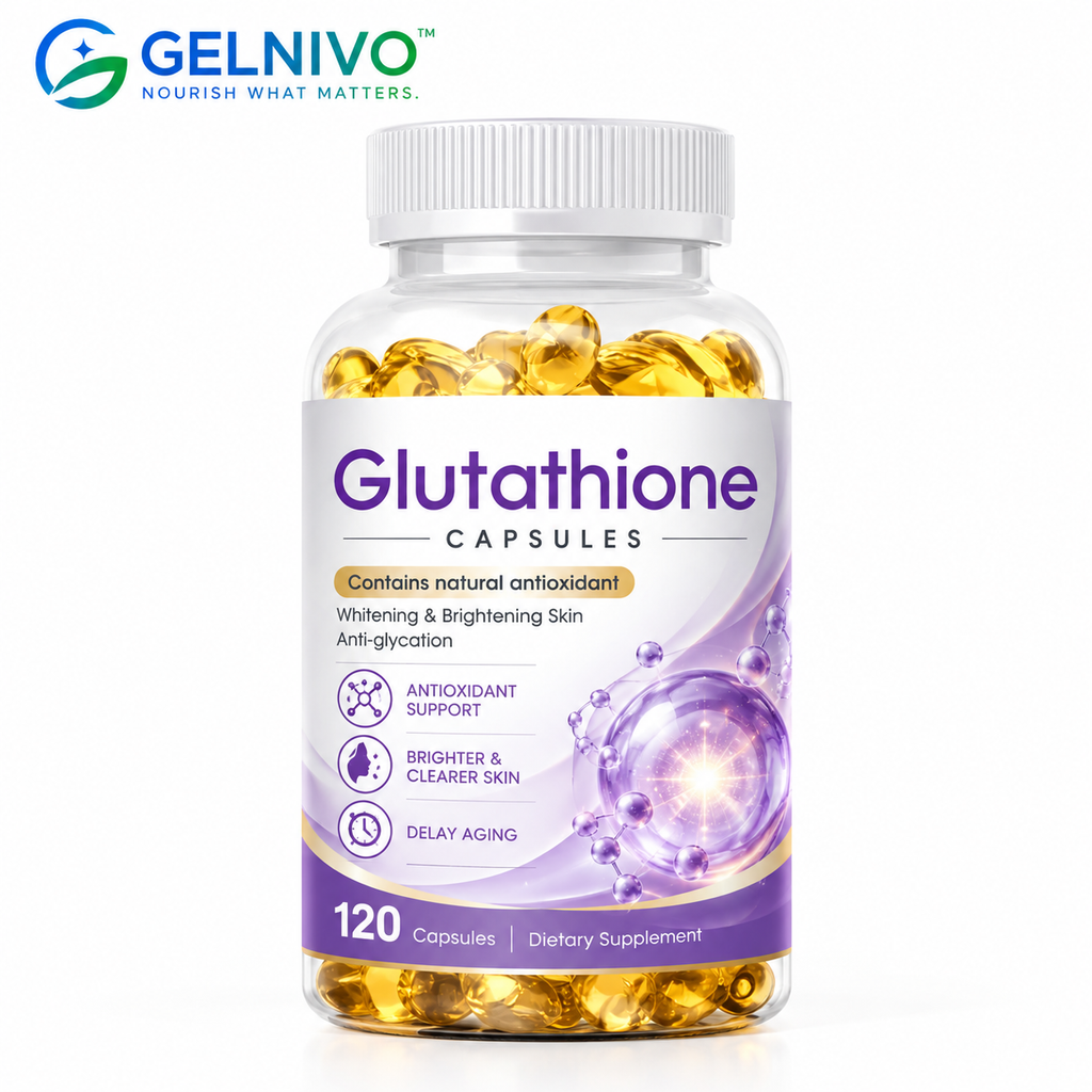 Glutathione Antioxidant & Skin Brightening Capsules 120 Count | OEM/ODM Private Label