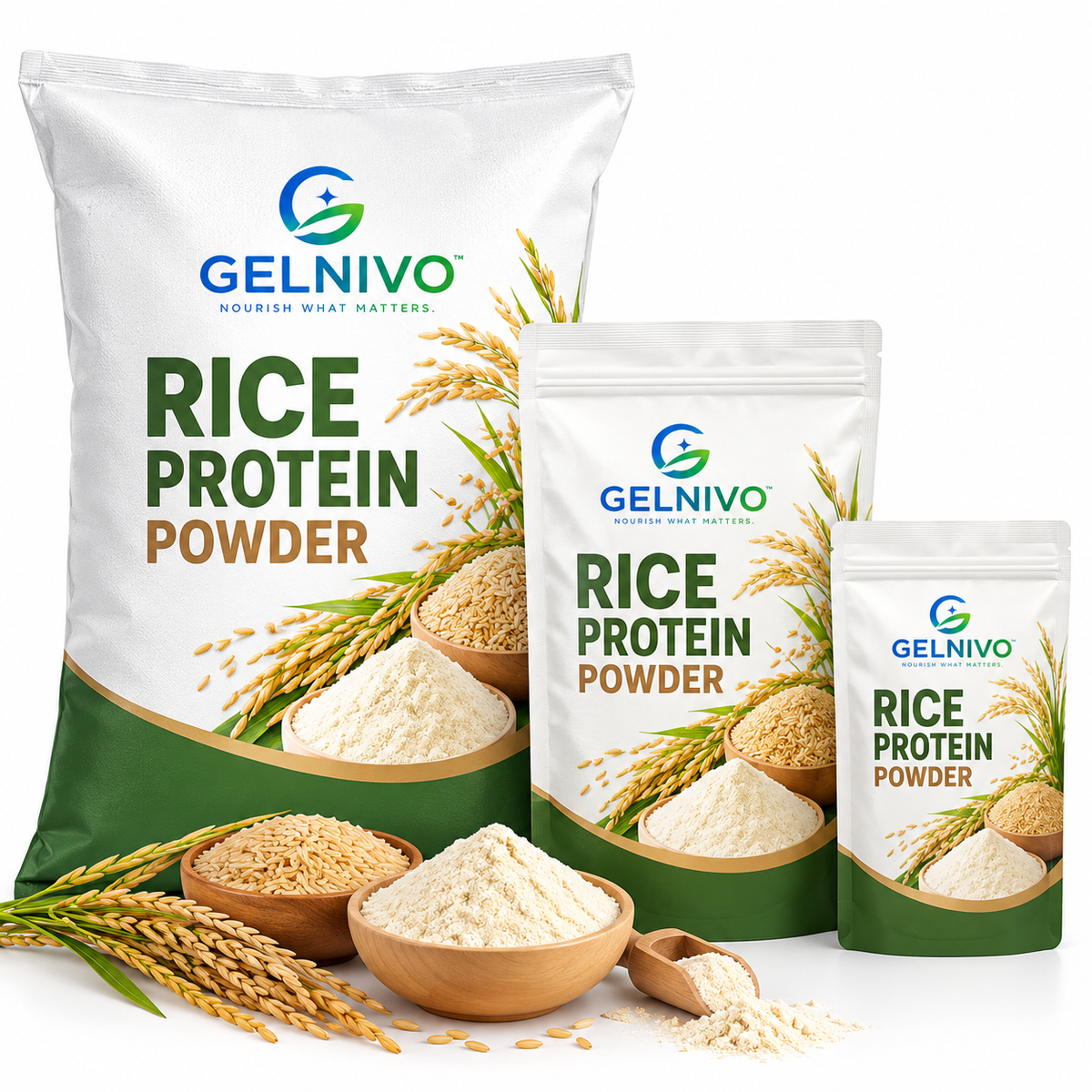 Brown Rice Protein Powder | Plant-Based Protein for Sports Nutrition & Muscle Recovery | OEM/ODM Private Label