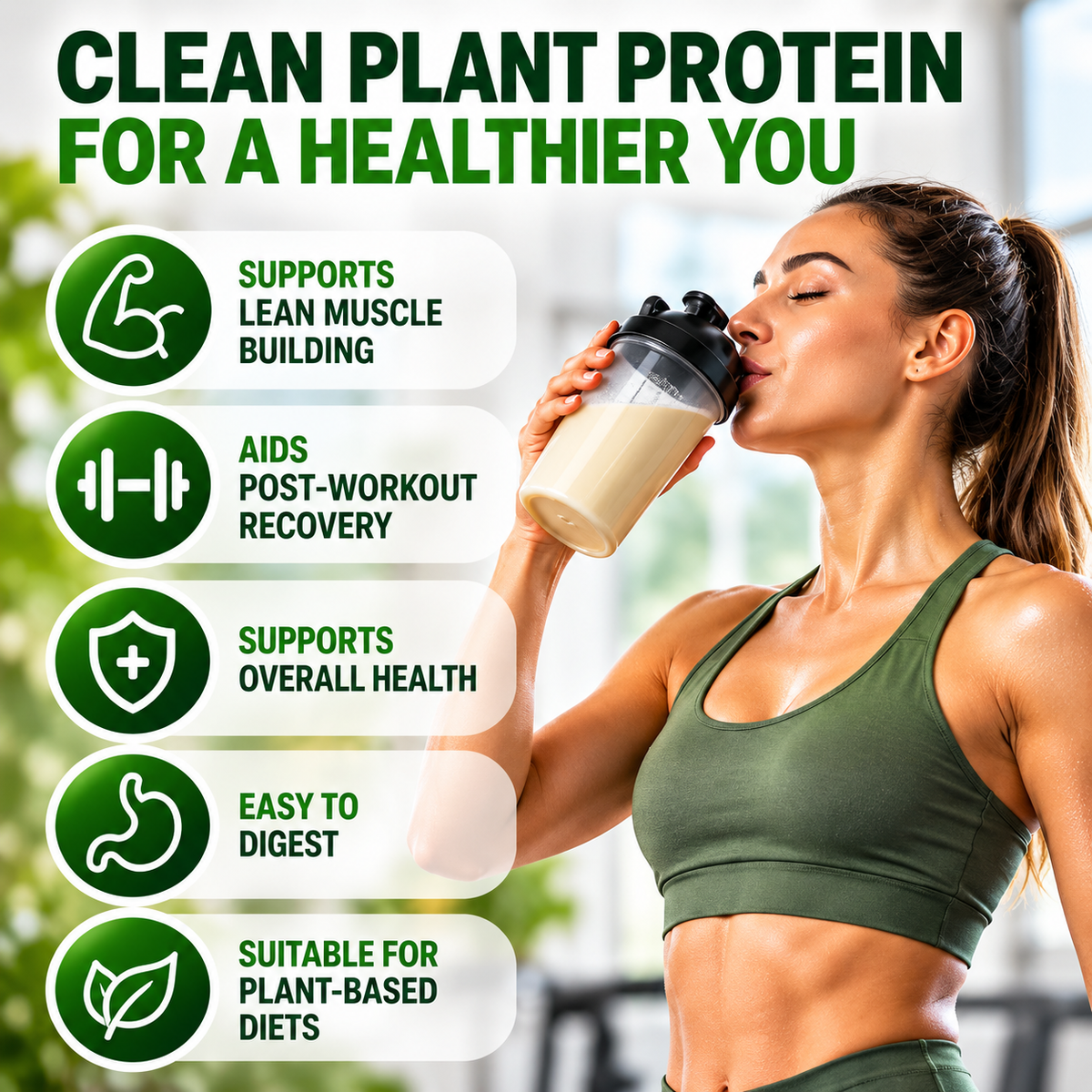 Brown Rice Protein Powder | Plant-Based Protein for Sports Nutrition & Muscle Recovery | OEM/ODM Private Label