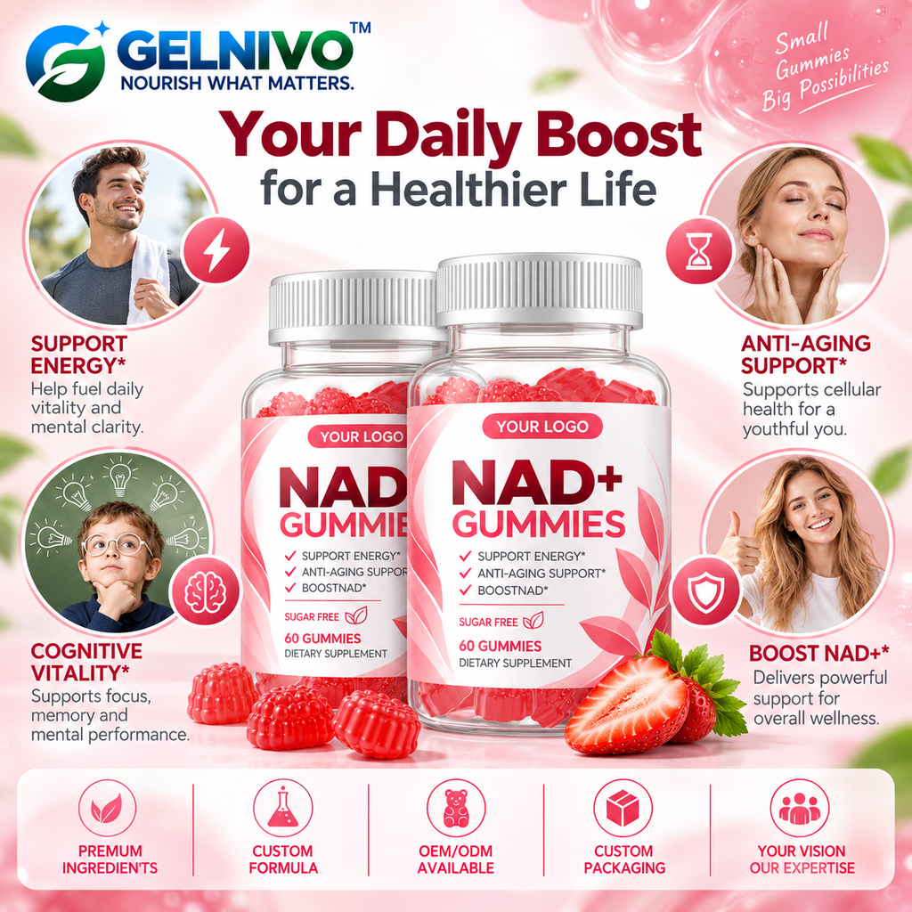NAD+ NR Resveratrol Gummies | OEM/ODM Private Label