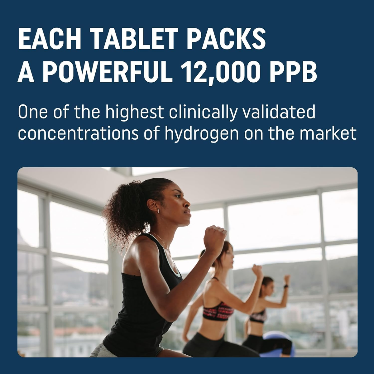 Molecular Hydrogen Effervescent Tablets 12,000 PPB with Magnesium | OEM/ODM Private Label