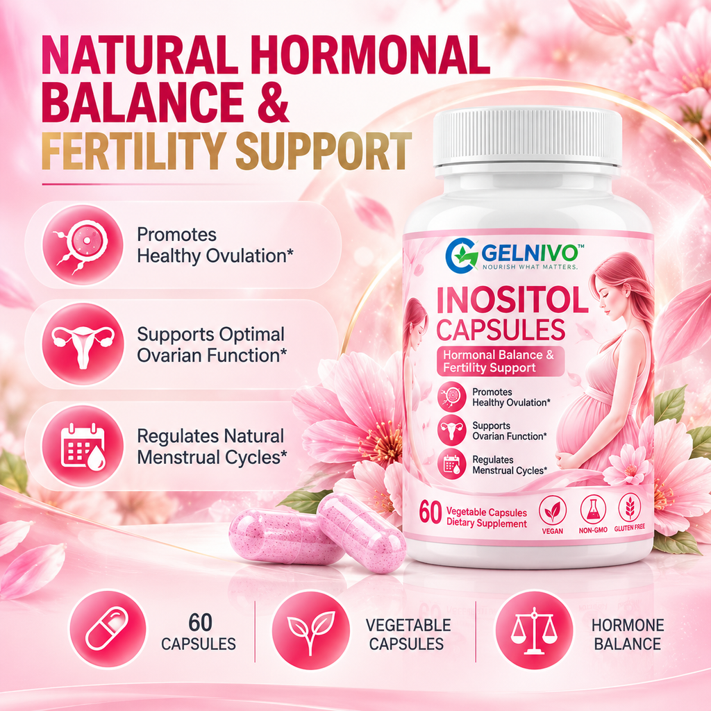 Inositol Capsules for Women's Hormonal Balance & Reproductive Wellness | OEM/ODM Private Label