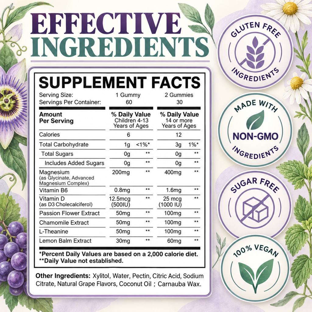 Magnesium Glycinate Sleep Gummies | OEM/ODM Private Label