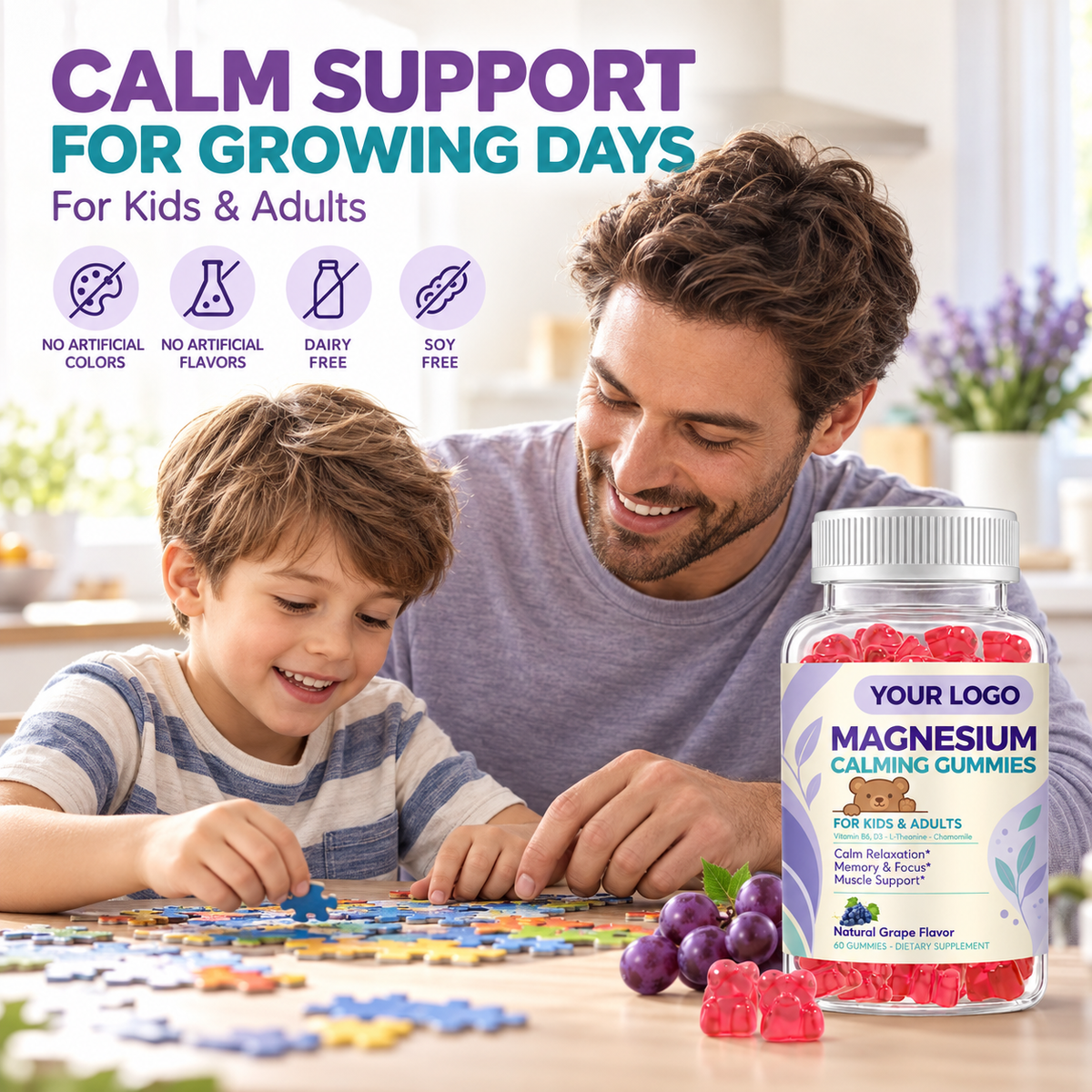 Magnesium Glycinate Sleep Gummies | OEM/ODM Private Label